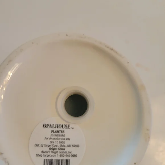 Opalhouse Blue Polka Dot Face Ceramic Vase - Picture 7 of 8